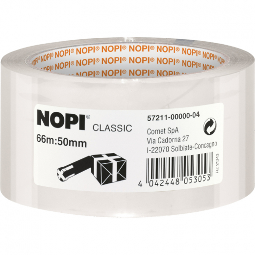 NOPI Packband Classic 57211-00000 50mmx66m transparent, - BDF57211