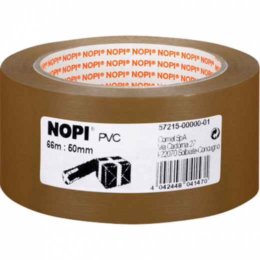 NOPI Packband 57215-00000 50mmx66m PVC braun, - BDF57215