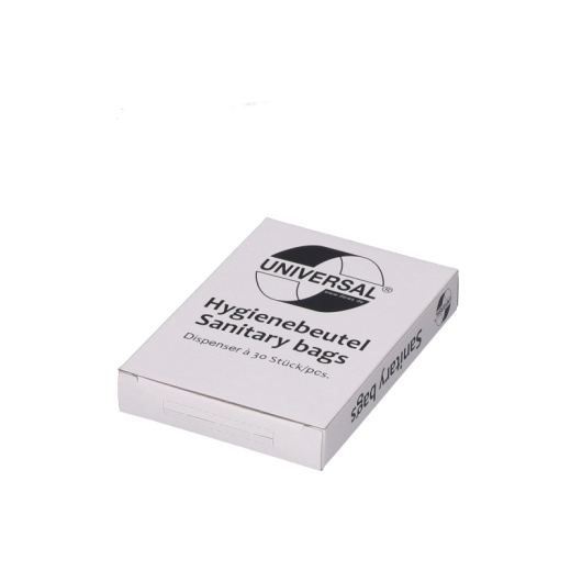 Hygienebeutel HDPE 80+70x250mm 30 St./Pack,