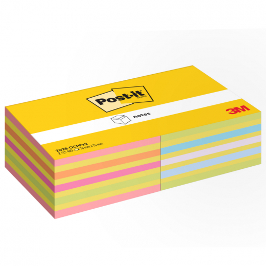 Post-it Haftnotiz 2028-OCPPX2 76x76mm 450Bl sort 2St, - 111013599