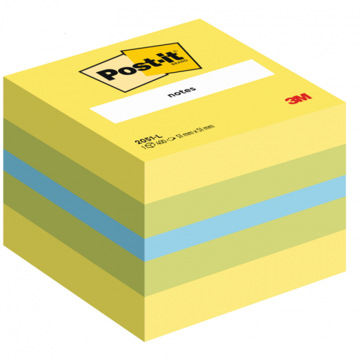 Post-it Haftnotiz Mini Würfel  2051-L 51x40x51mm limone, - MMM2051L