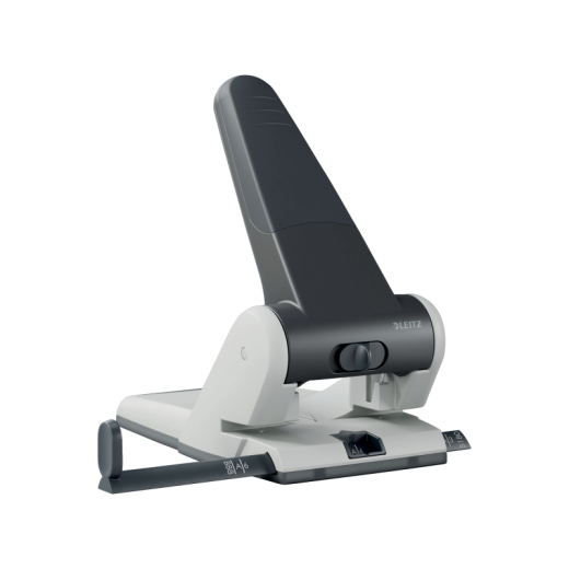 Leitz Registraturlocher 51800095 max. 65Blatt Aluminium schwarz, - LEI5180SW