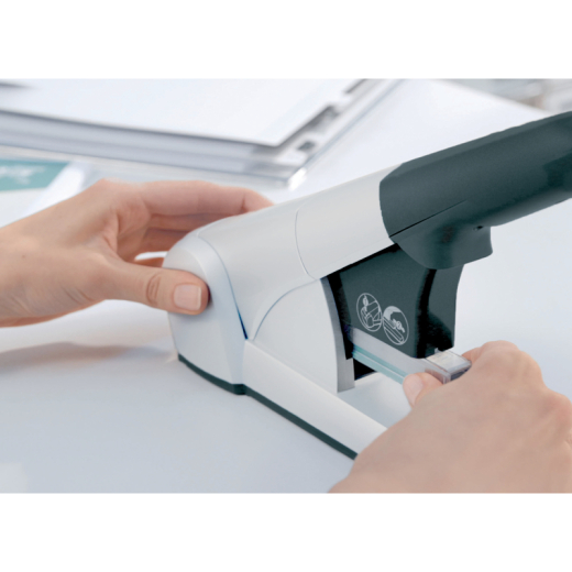 Leitz Blockheftgerät 55510084 max. 80Blatt Metall/Kunststoff si,