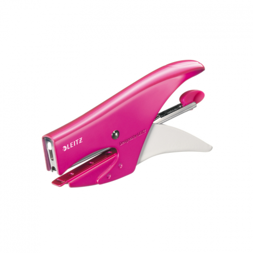 Leitz Heftzange WOW 55312023 max.15Blatt Metall pink, - 308240016