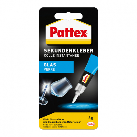 Pattex Sekundenkleber PSV1C Glas Flüssig 3g, - 56071157