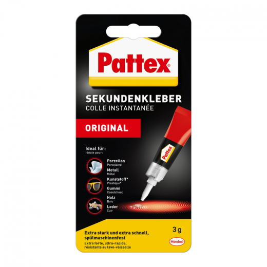 Pattex Sekundenkleber classic BK WA97 PSK1C 3g, - STA9HPSK1C