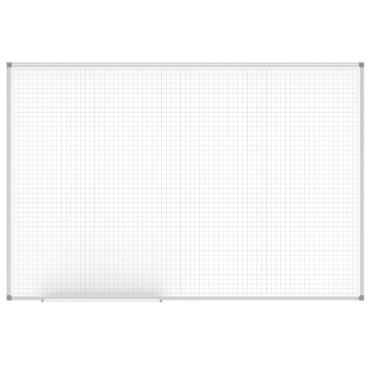 MAUL Whiteboard MAULstandard 6466084 Raster 20x20mm 100x150cm gr, - 150089901