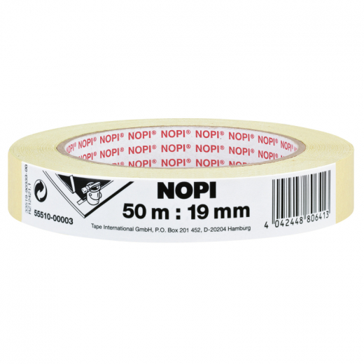 NOPI Malerkrepp 55510-00003 19mmx50m beige, - 164031900