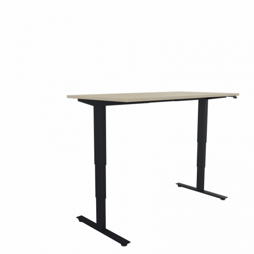 Sitz-/Stehtisch T-Kufe klappbar B1600xT800xH625-1285 an/Ahorn, - 810046079