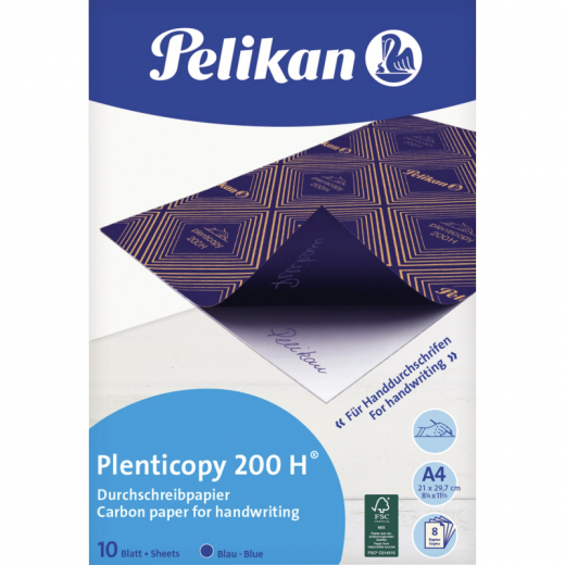 Pelikan Durchschreibpapier plentico 200H 434738 60g/qm 10 Bl./Pack., - PEL434738