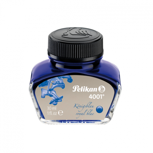 Pelikan Tinte 4001 301010 30ml Glas königsblau, - PEL301010