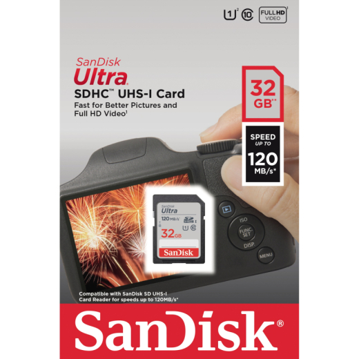 SanDisk Speicherkarte SDSDUN4-032G-GN6IN SDHC 32GB,