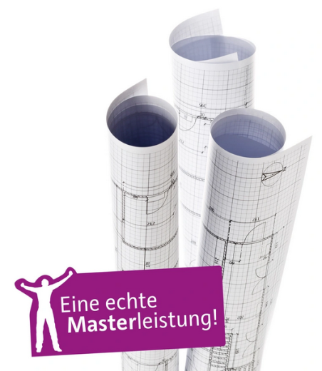 Plotterpapier 80g, 914mm x 50 m