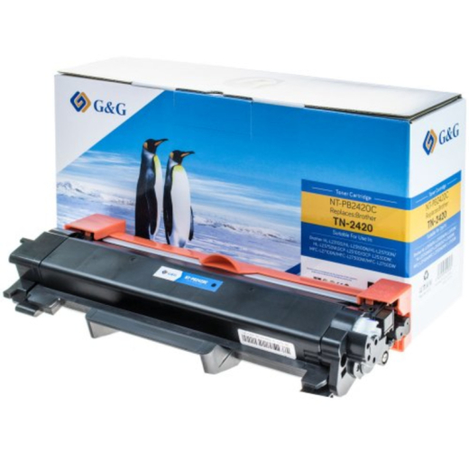 G&G Toner 15697 wie Brother TN-2420 XL bk,