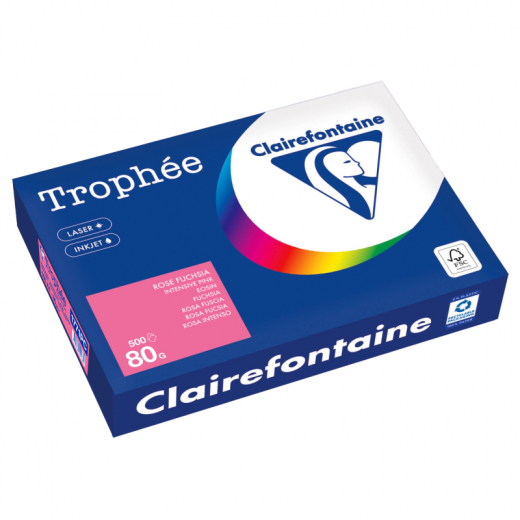 Clairefontaine Kopierpapier 1771PC A4 80g eosin 500Bl,