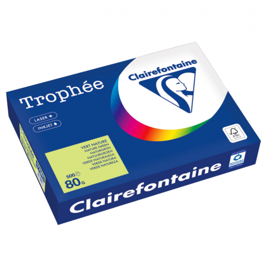 Clairefontaine Kopierpapier 1775PC A4 80g naturgrün 500Bl,