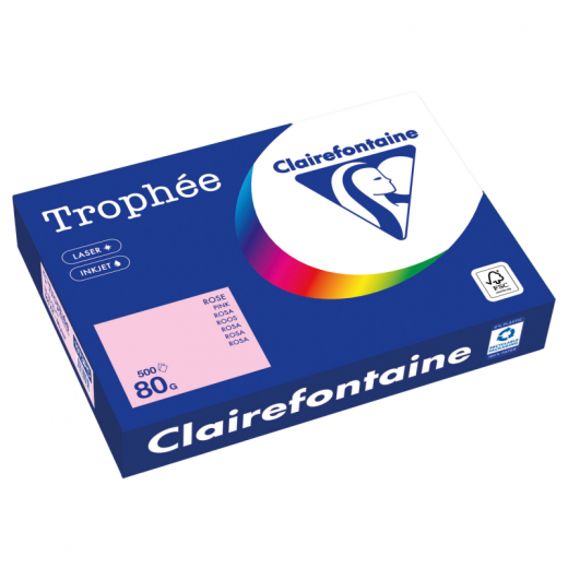 Clairefontaine Kopierpapier 1973PC A4 80g rosa 500Bl,