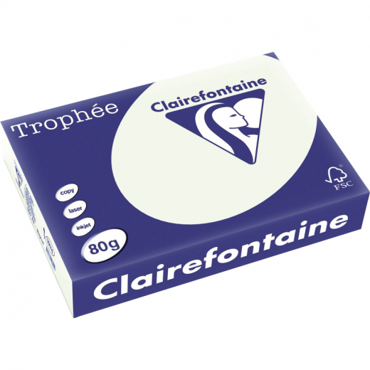 Clairefontaine Kopierpapier 1974C A4 80g lindgrün 500Bl.,