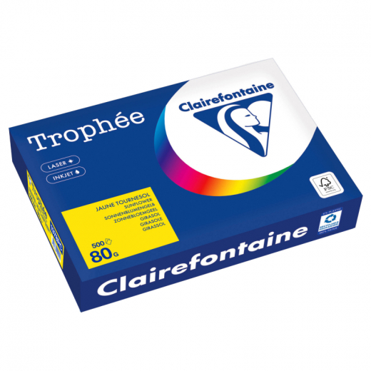 Clairefontaine Kopierpapier 1978PC A4 80g sonnengelb 500Bl,