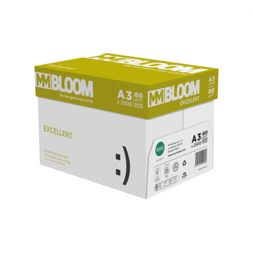 MM BLOOM Kopierpapier Excellent 9927A80S A4 80g ws 500Bl, - IGP9927A80S