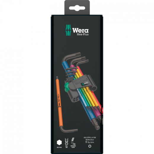 Wera Winkelschraubendreher-Set Multicolour 05073593001 9teilig,