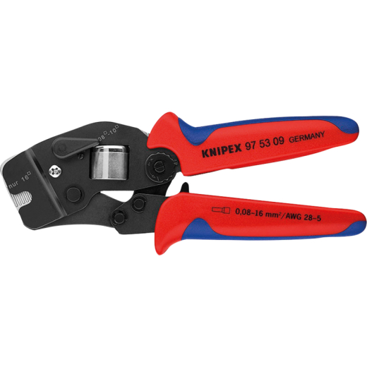 KNIPEX Crimpzange 97 53 09 190mm 0,08-10+16mm brüniert, - 481092000
