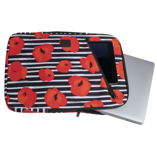 Exacompta Laptoptasche Sleeve 17213E für13Zoll-14Zoll Mohnblume, - 430012300