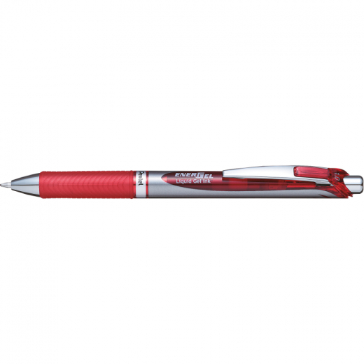 Pentel Gelroller EnerGel BL80-BX 0,5mm Druckmechanik rot,