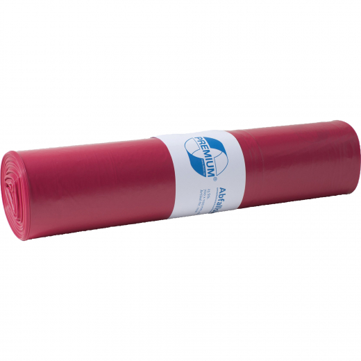 Abfallsack Standard 575x1000mm 70l rot 25 St./Pack., - 445000530