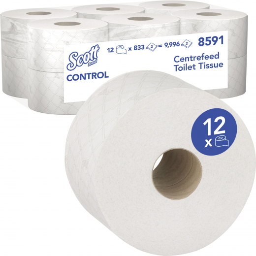 Scott Toilettenpapier Control 8591 ws 12 St./Pack.,