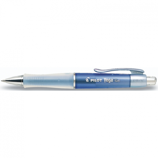 PILOT Gelroller VEGA 2514003 0,4mm Druckmechanik blau, - PIL2514BL