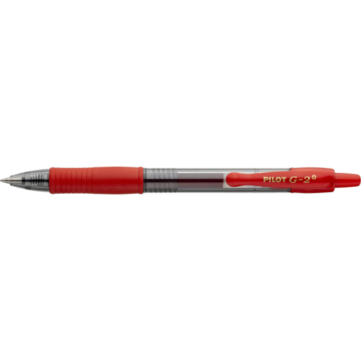 PILOT Gelroller BL-G2-7-R 2605002 0,4mm Druckmechanik rot, - PIL2605RT