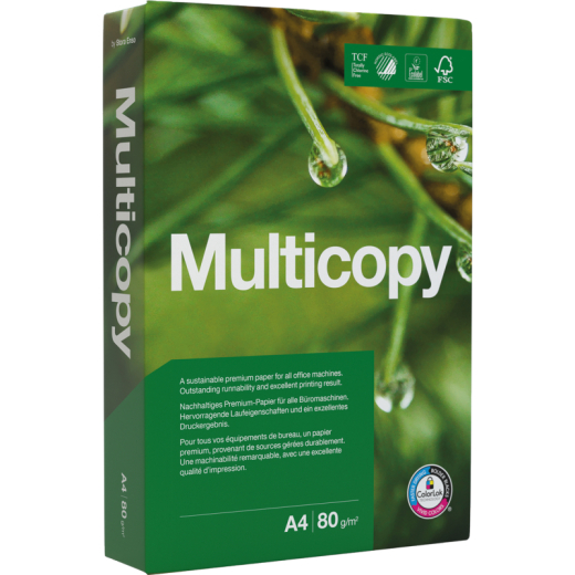 Multicopy Kopierpapier 157900 A4 80g 500Bl., - SCS88046505