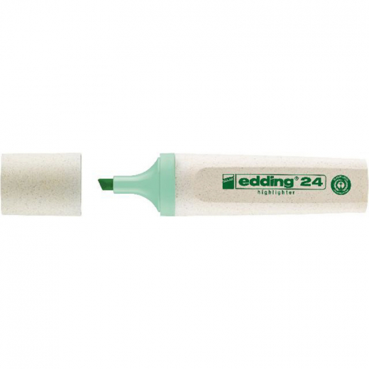 edding Textmarker Highlighter 24 EcoLine 4-24137 2-5mm pa.grün, - 653283111