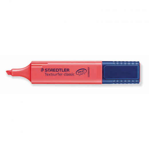 STAEDTLER Textmarker classic  364-2 1-5mm Keilspitze rot, - 752323