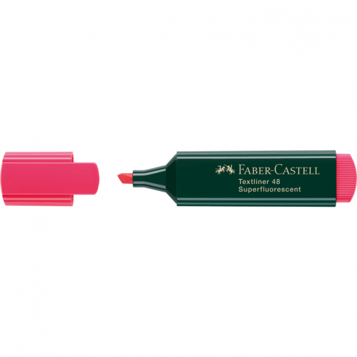 Faber-Castell Textmarker TEXTLINER 48 154821 1-5mm rot,