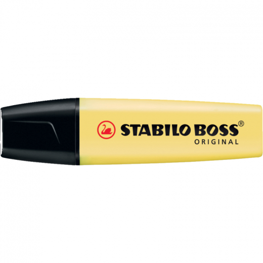 STABILO Textmarker BOSS ORIGINAL 70/144 Pastel pudriges gelb, - SCH70144