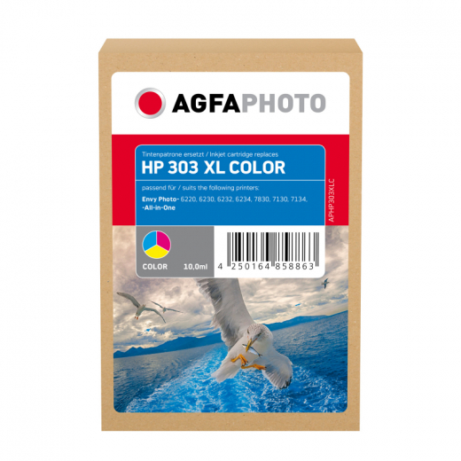 AgfaPhoto Tintenpatrone APHP303XLC wie HP T6N03AE 303XL c/m/y,