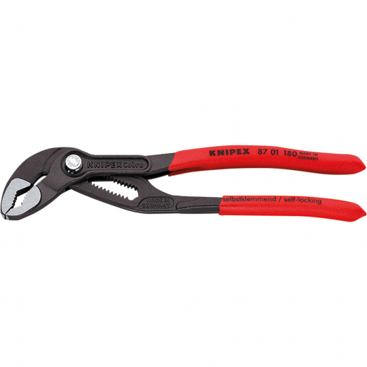 KNIPEX Wasserpumpenzange Cobra 87 01 180 180mm Spannweite 36mm, - 481092300