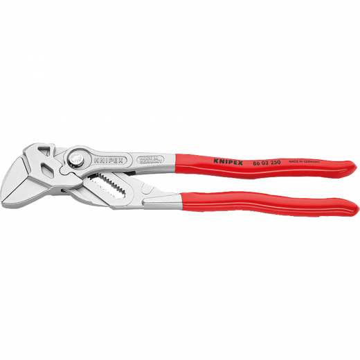 KNIPEX Zangenschlüssel 86 03 250 DIN ISO 5743 250mm Spannweite 46mm, - 481093000