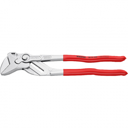 KNIPEX Zangenschlüssel 86 03 300 DIN ISO 5743 300mm Spannweite 60mm, - 481093100