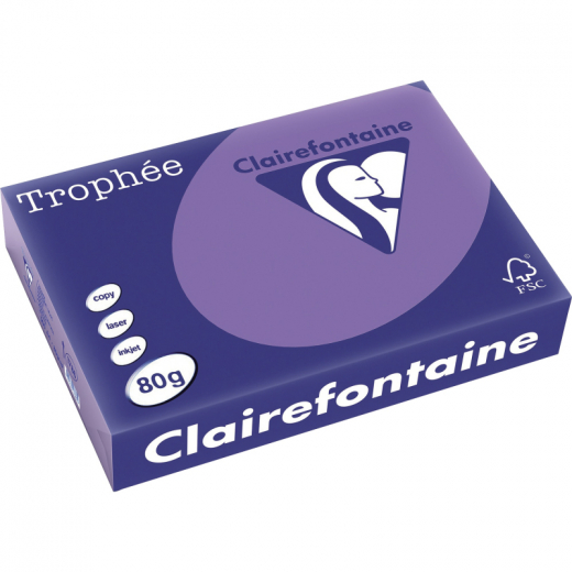 Clairefontaine Kopierpapier 1786C A4 80g violett 500Bl., - 110002440