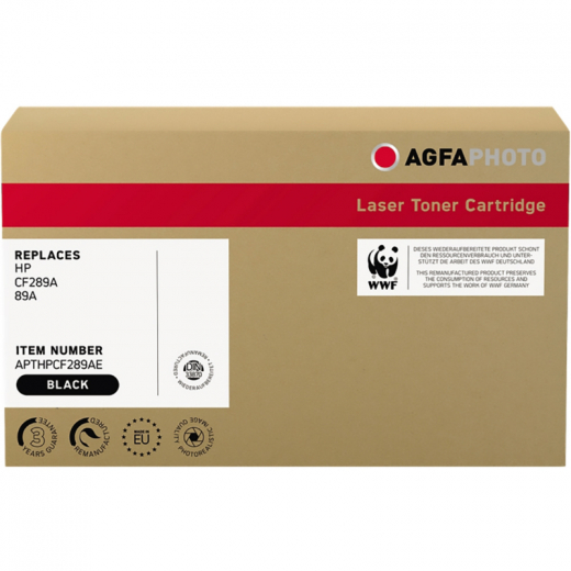 AgfaPhoto Toner APTHPCF289AE wie HP CF289A schwarz,