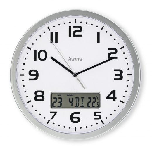 Hama Wanduhr Moorea 00185878 30cm si, - 491012995