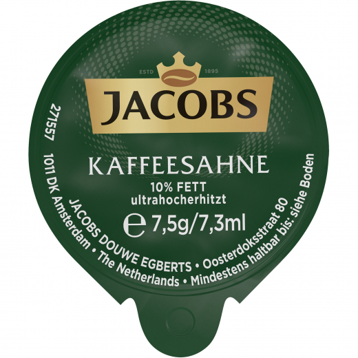 JACOBS Kaffeesahne 4031766 10Prozent 7,5g 240 St./Pack., - 492055200