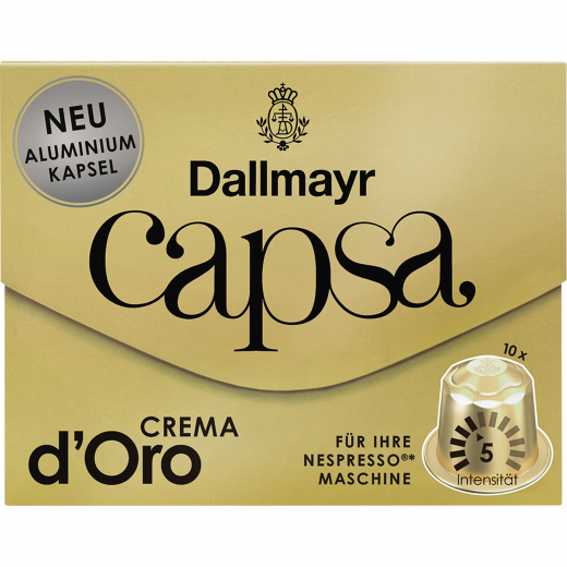 Dallmayr Kaffeekapsel capsa Crema dOro 112000000 10 St./Pack., - 492064400