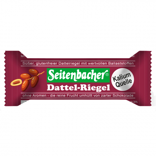 Seitenbacher Schoko Dattel Riegel 39506 12x50g, - 492147500