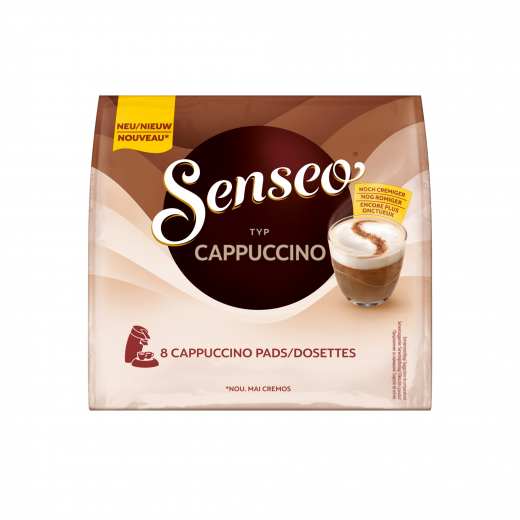 Senseo Kaffeepad Cappuccino 4061918 8St, - 492156700