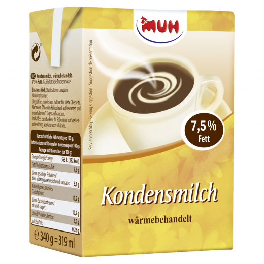 MUH Kondensmilch 431621 7,5Prozent 340g 16St., - 492168600