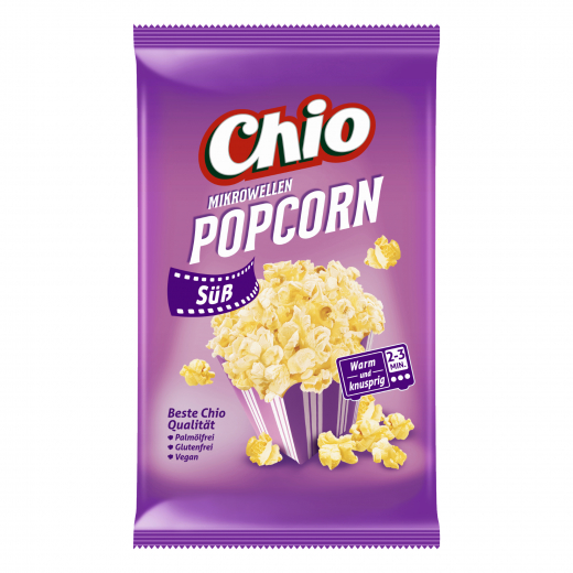 Chio Mikrowellen Popcorn 2880 süß 100g, - 492172000